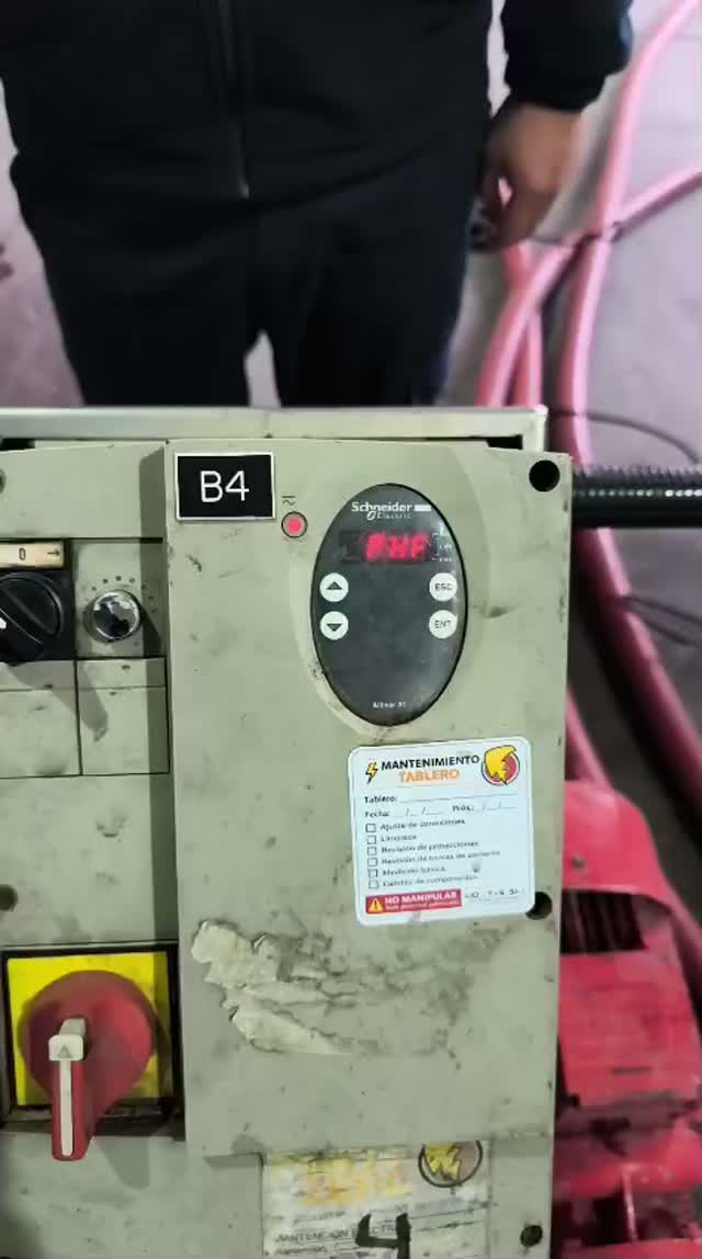 Mantención de variador de frecuencia