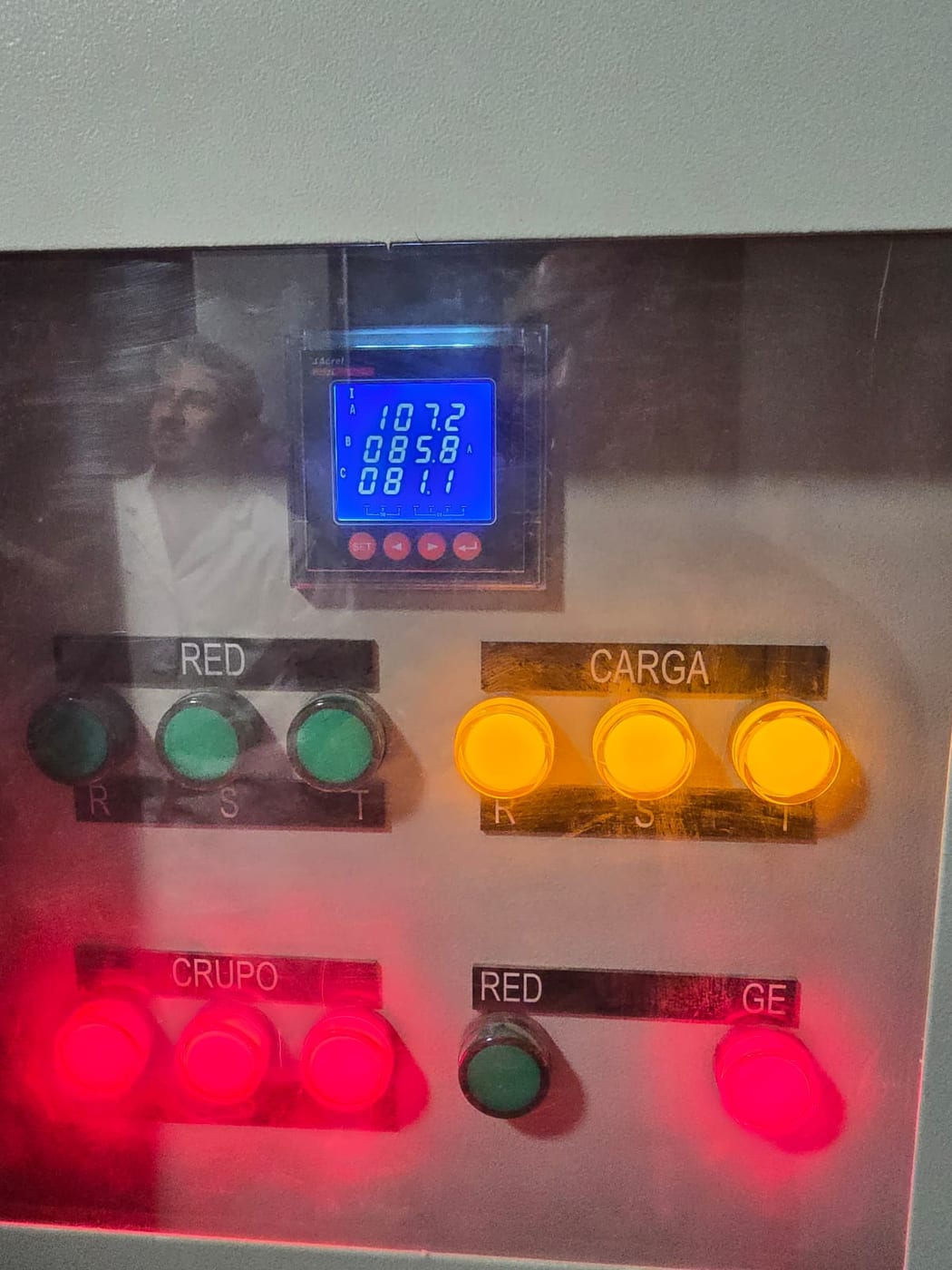 Tablero de transferencia de grupo electrógeno